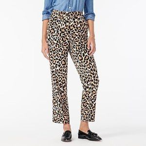 J Crew Leopard Ankle Pants